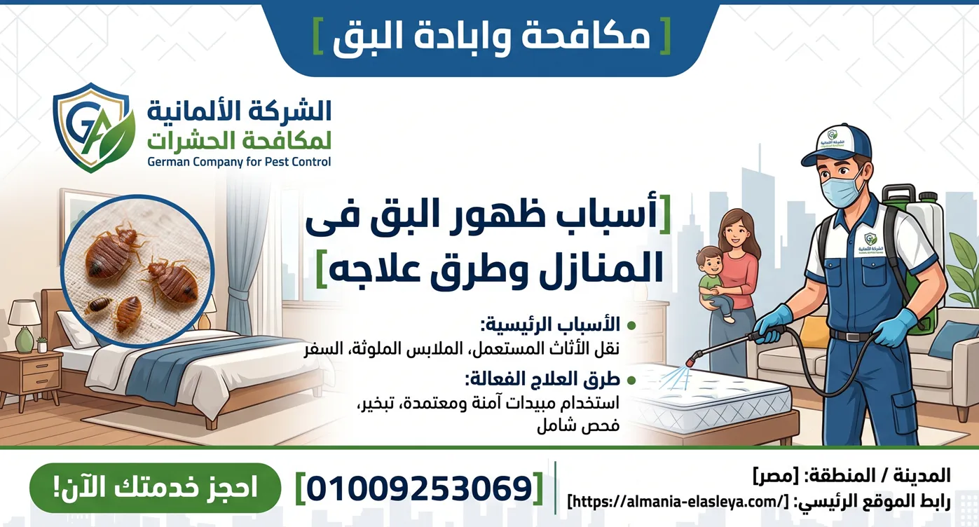 أسباب ظهور البق فى المنازل وطرق علاجه